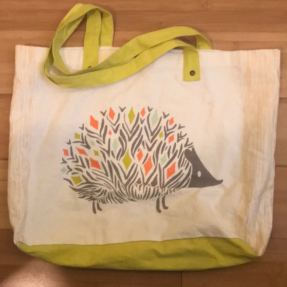 Hedgehog tote bag